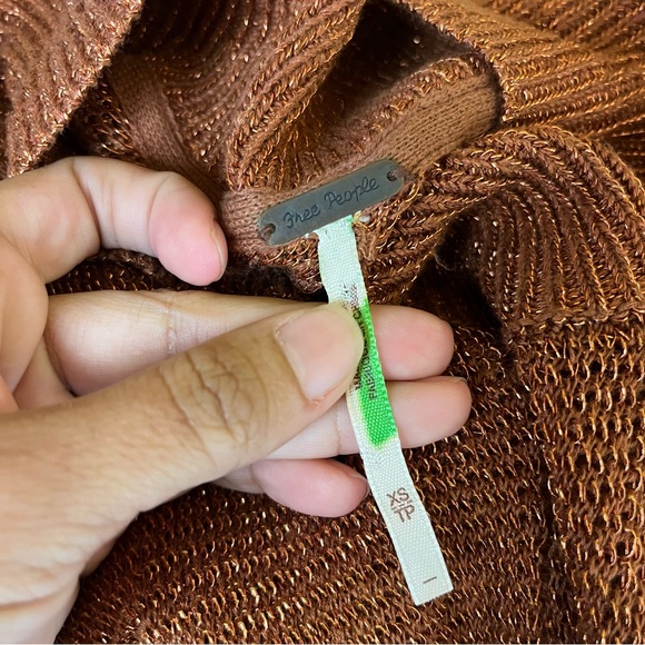 Free People Fete Sweater Dress in Terracotta - Picture 10 of 11